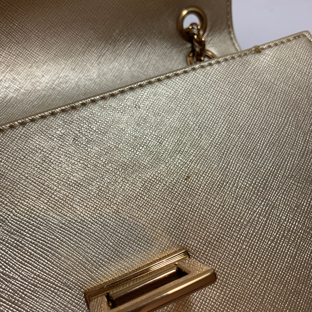Charles & Keith Gold Shoulder Bag | Like New |