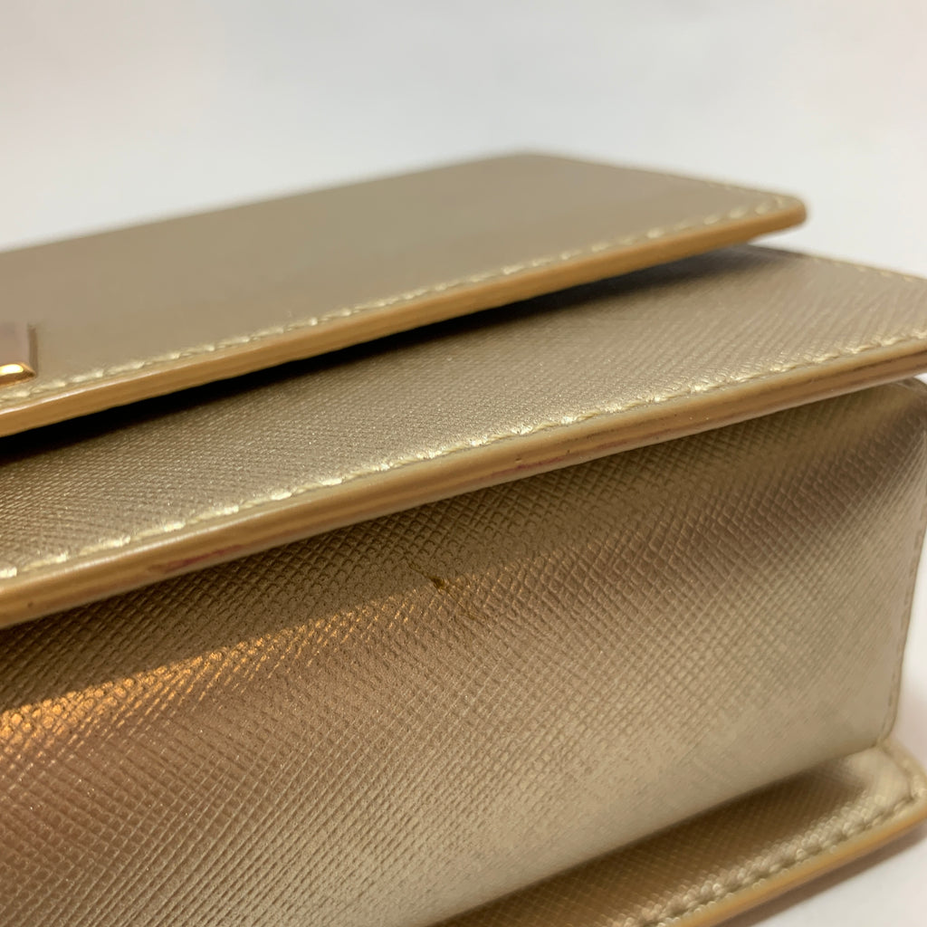 Charles & Keith Gold Shoulder Bag | Like New |