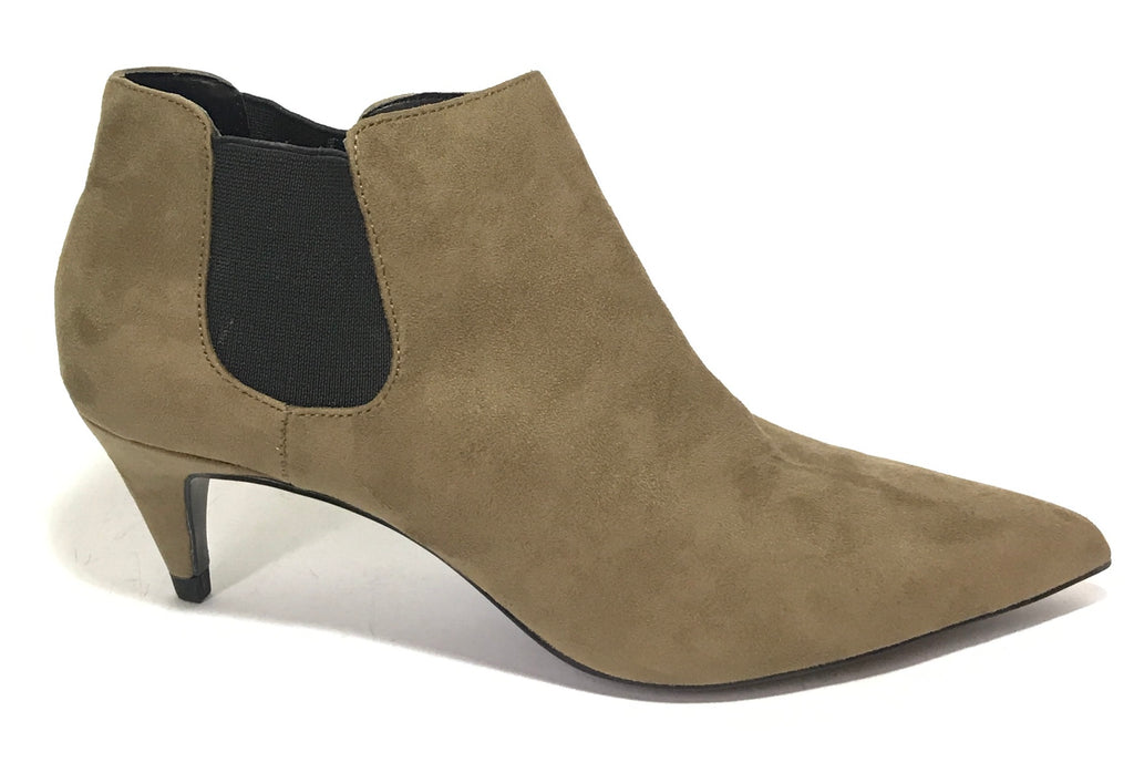 ZARA Taupe Suede Ankle Boots | Like New |