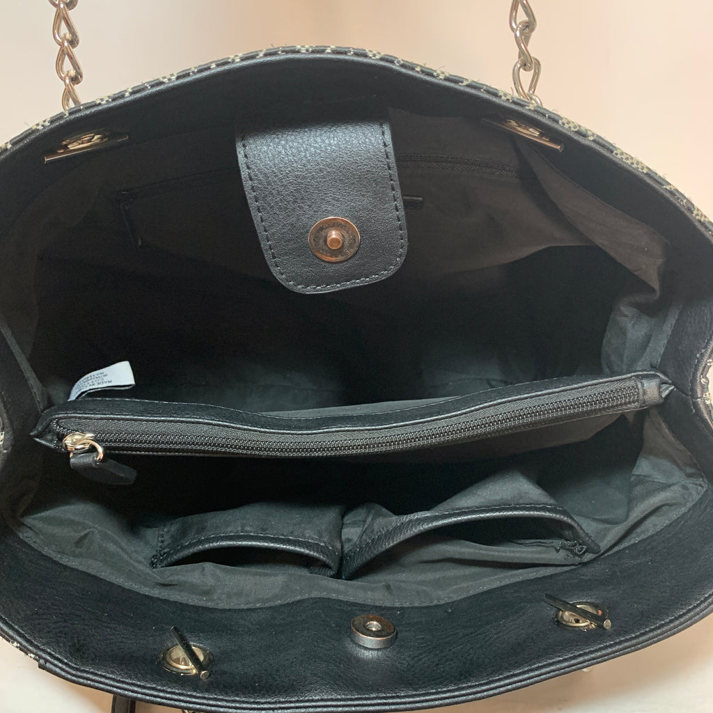 Nine West Black & White Shoulder Bag | Pre Loved |