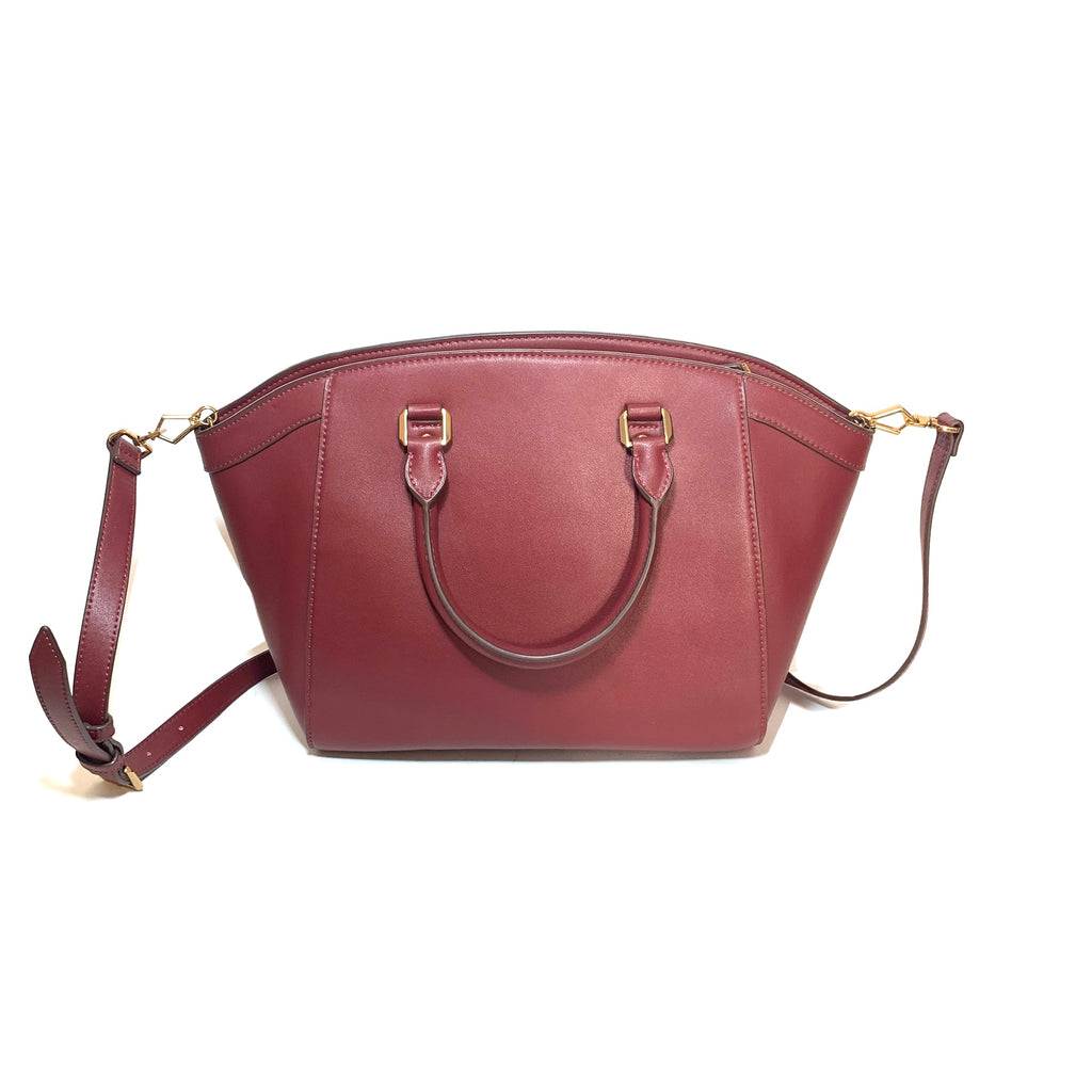 Charles & Keith Maroon Satchel | Brand New |