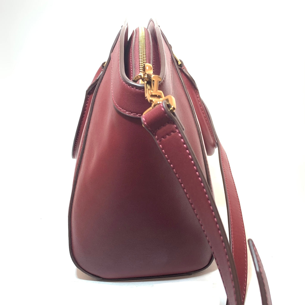 Charles & Keith Maroon Satchel | Brand New |
