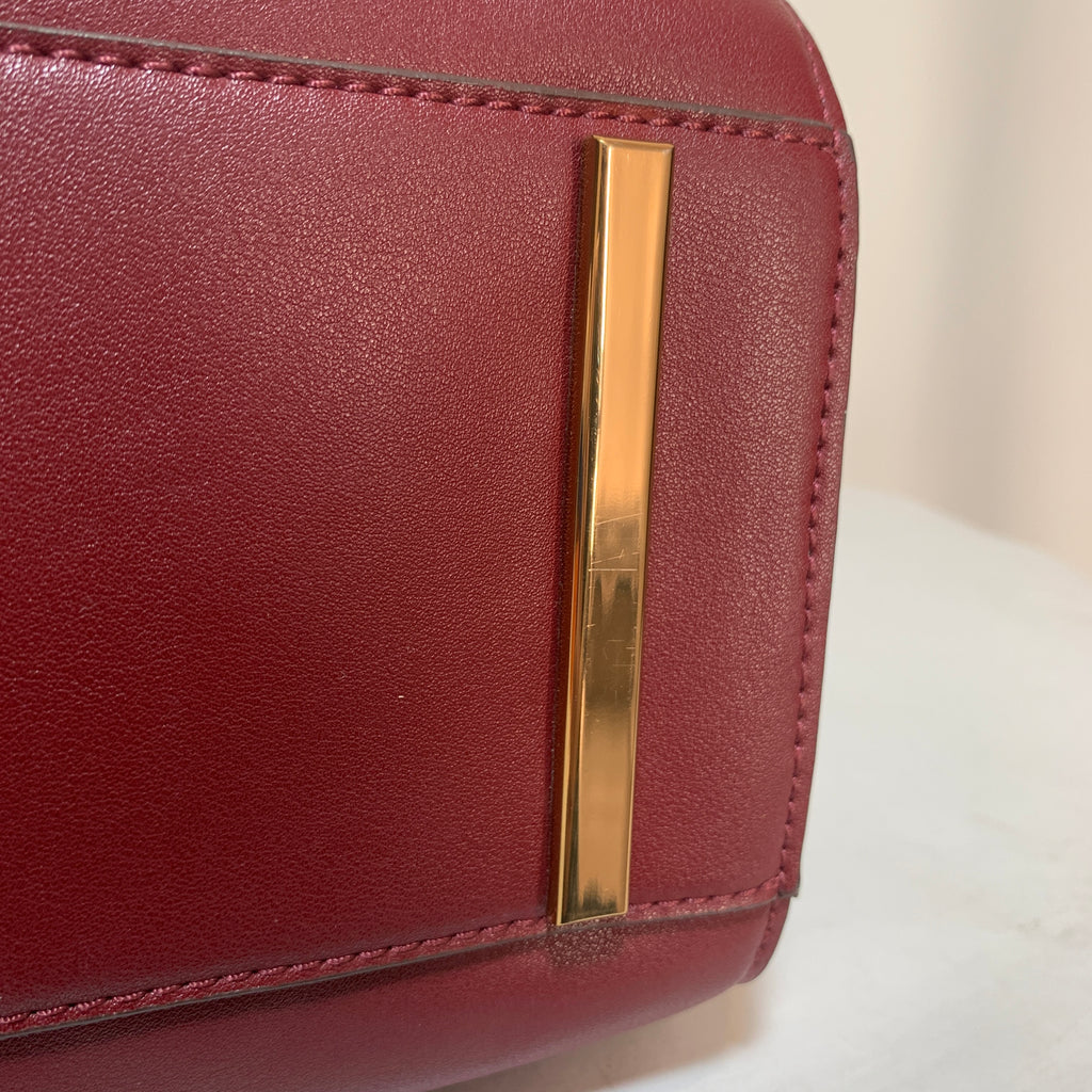Charles & Keith Maroon Satchel | Brand New |