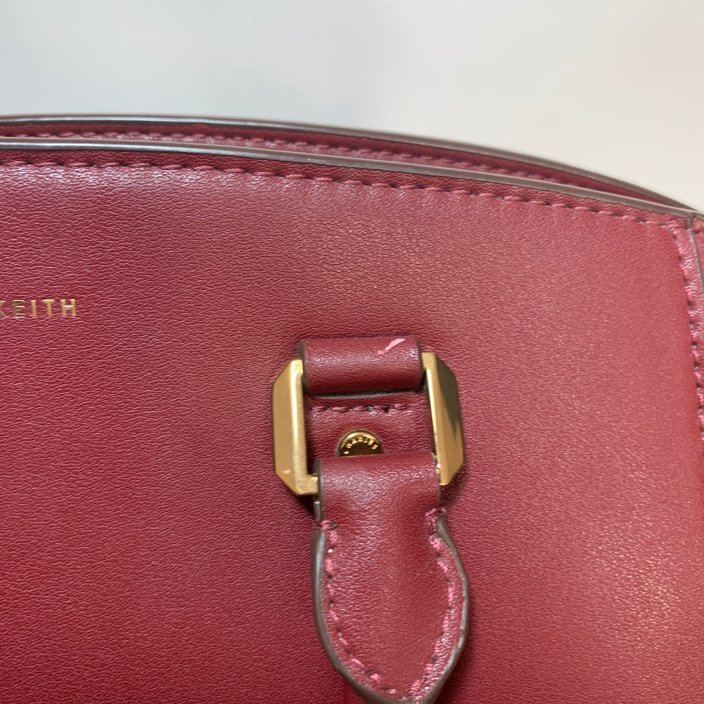 Charles & Keith Maroon Satchel | Brand New |