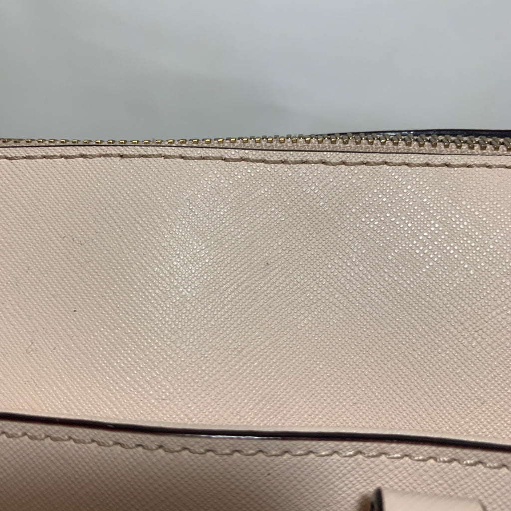 Kate Spade Nude Textured Leather Satchel | Gently Used |