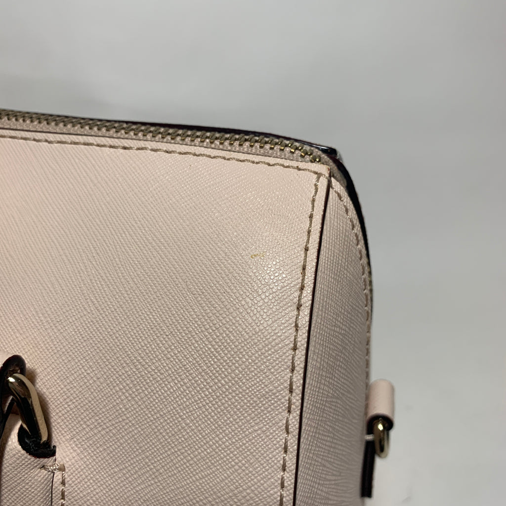 Kate Spade Nude Textured Leather Satchel | Gently Used |