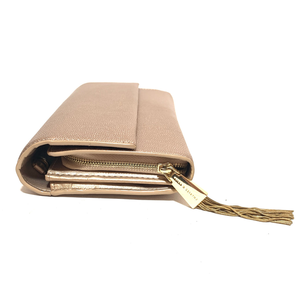 Charles & Keith Rose Gold Wallet-On-Chain | Brand New |