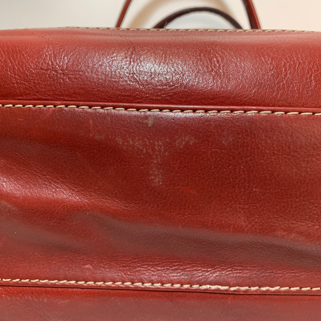 Michael Kors Burgundy Leather Tote | Pre Loved |