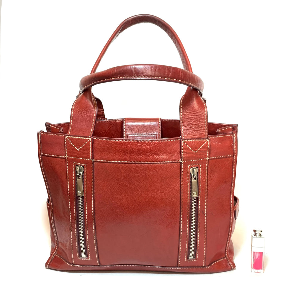 Michael Kors Burgundy Leather Tote | Pre Loved |
