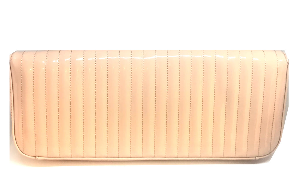 Ted Baker Taupe Patent Leather Clutch | Like New |