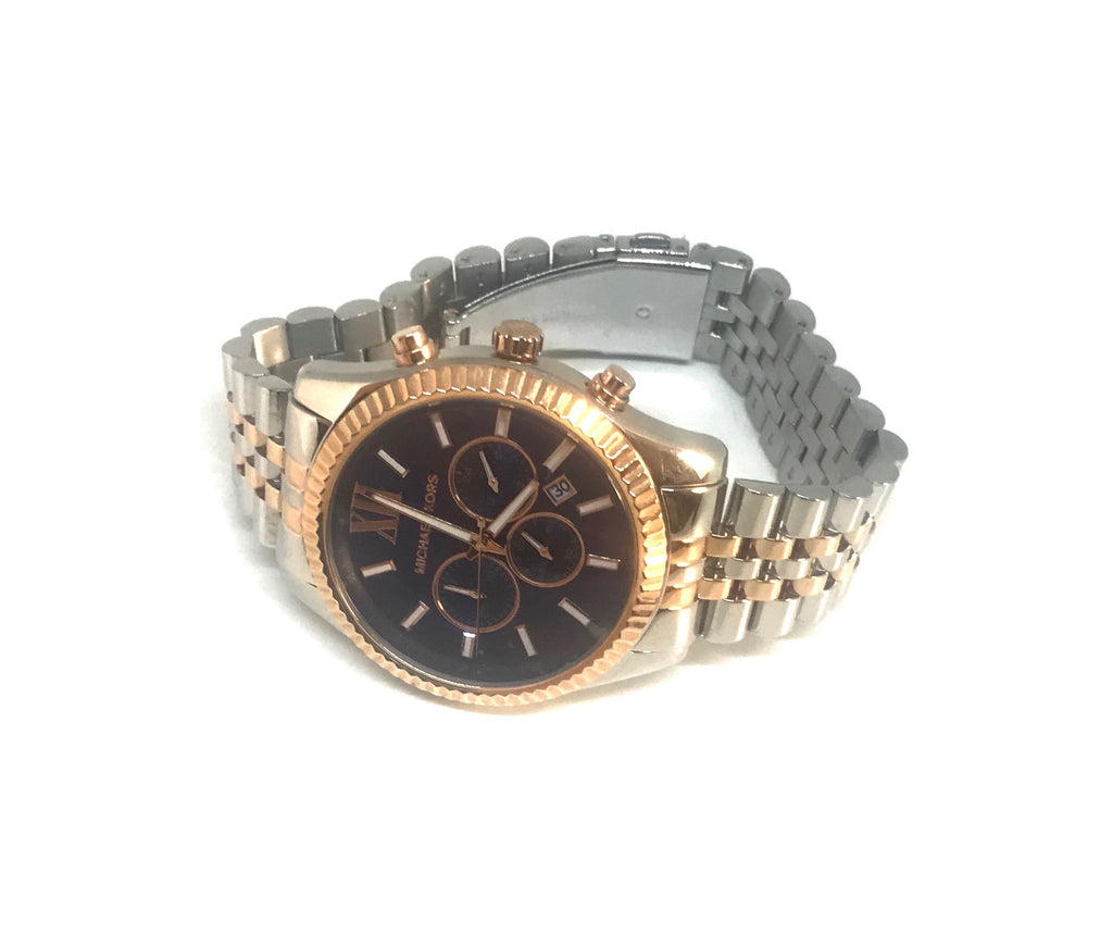 Michael Kors MK8412 Men's Lexington Two Toned Watch | Brand New |