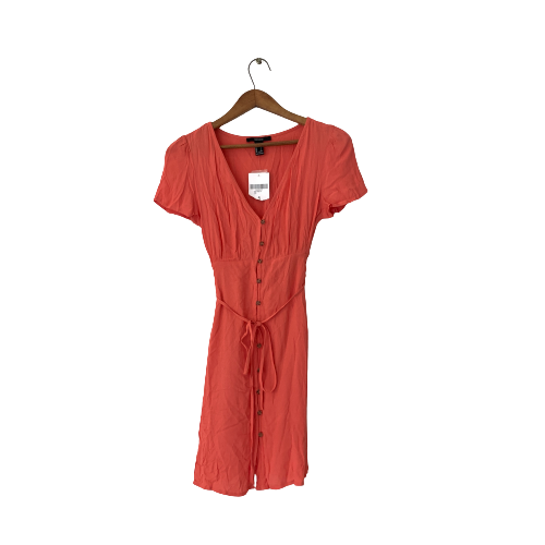 Forever 21 Coral Knee-Length Dress | Brand New |