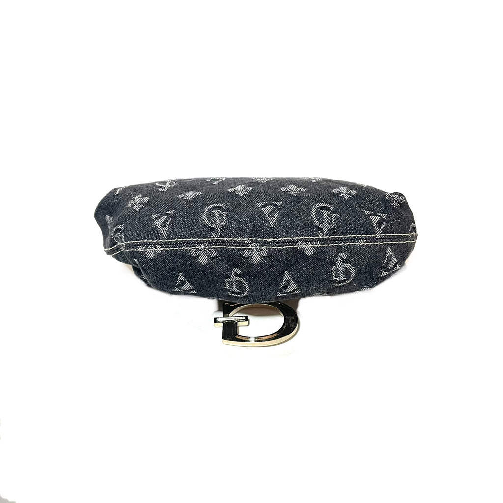 Guess Denim Monogram Mini Shoulder Bag | Like New |