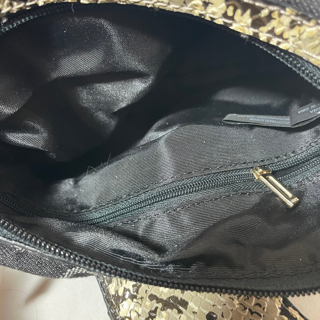Guess Denim Monogram Mini Shoulder Bag | Like New |