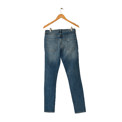TOPMAN Men's Blue Distressed Jeans | Brand New |
