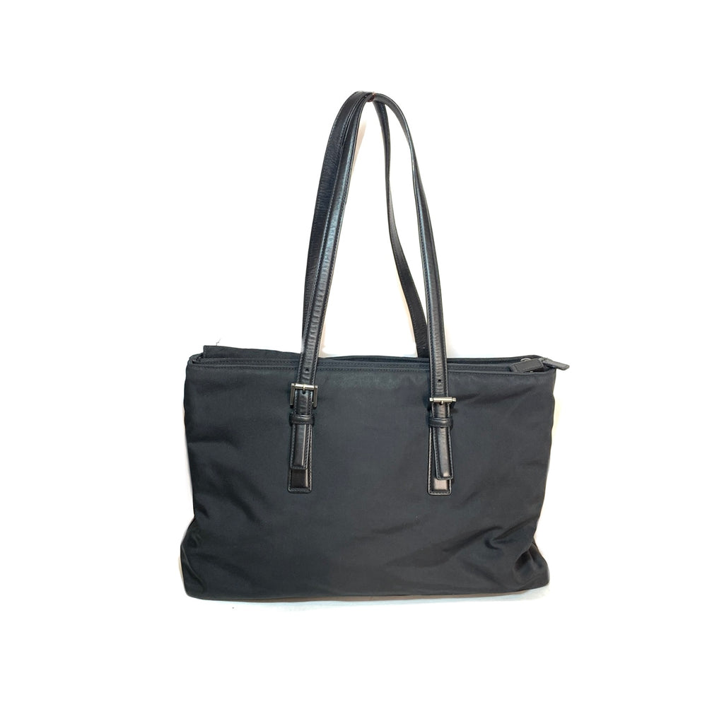 Coach Black Canvas & Leather Shoulder Bag | Pre Loved |