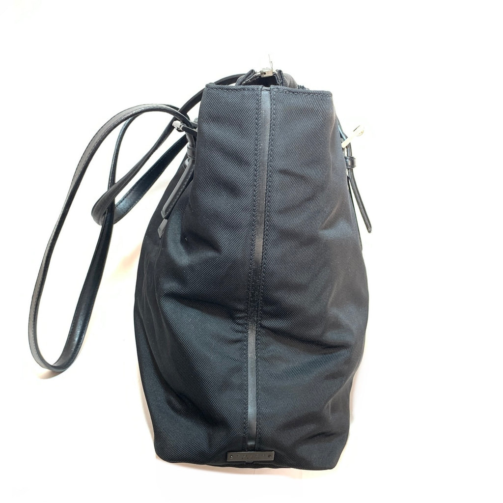 Coach Black Canvas & Leather Shoulder Bag | Pre Loved |
