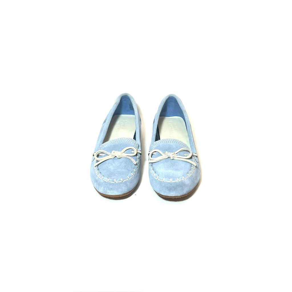 Timberland Women's Light Blue Suede Moccasin Loafers | Brand New |