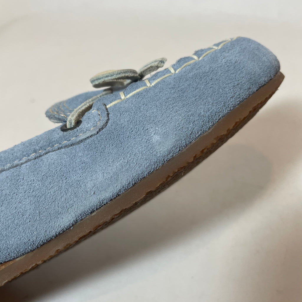 Timberland Women's Light Blue Suede Moccasin Loafers | Brand New |