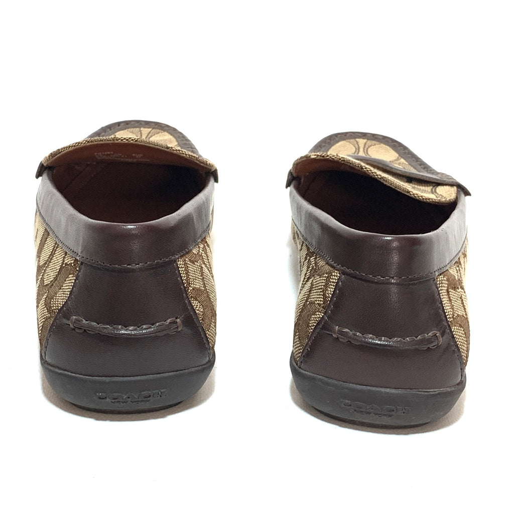Coach Signature Monogram Penny Loafers | Gently Used |