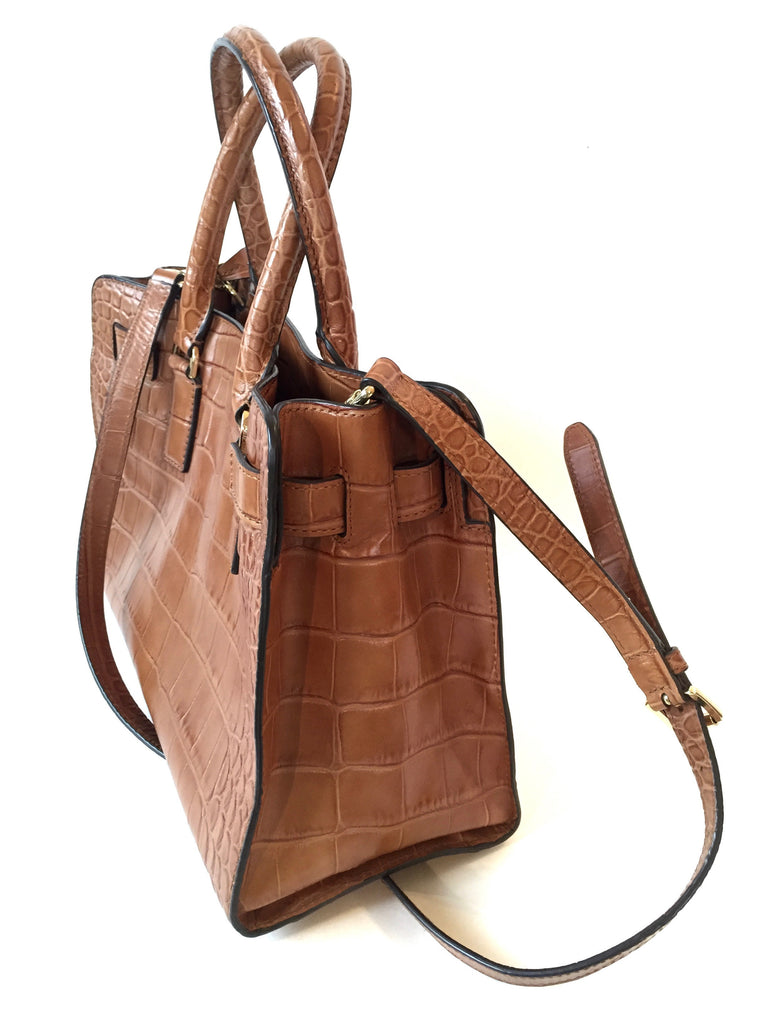 MICHAEL Michael Kors Tan Textured Leather Hamilton Tote | Gently Used |