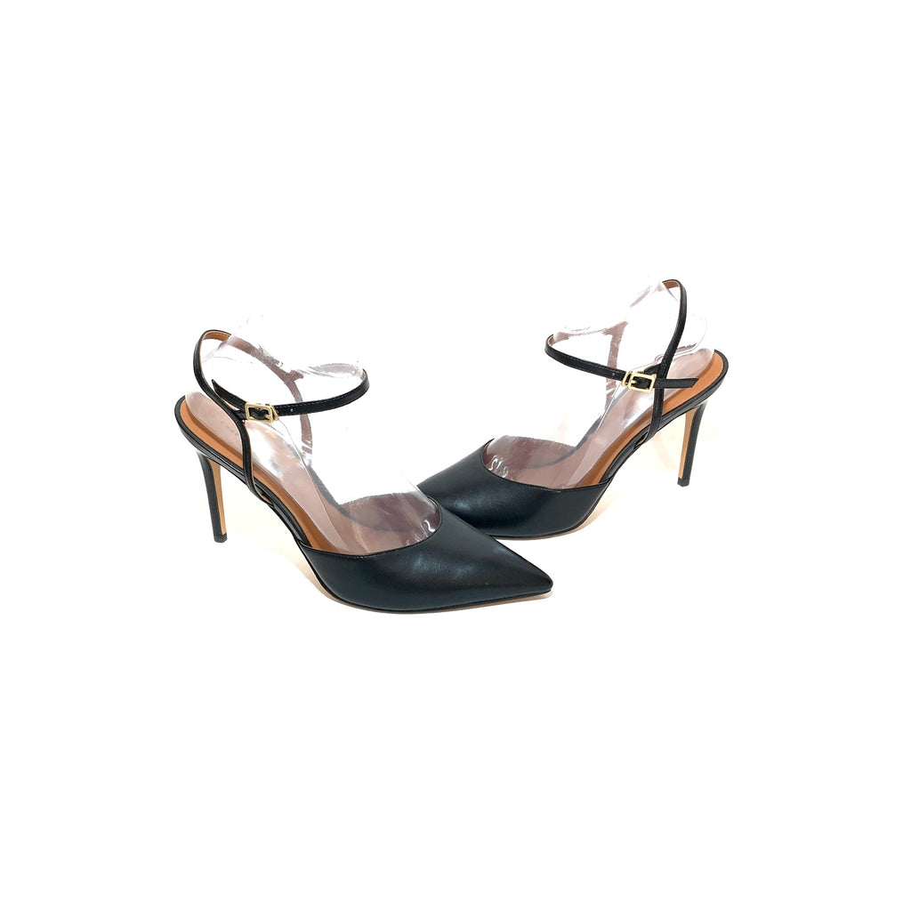 Charles & Keith Black Slingback Pointed Heels | Brand New |