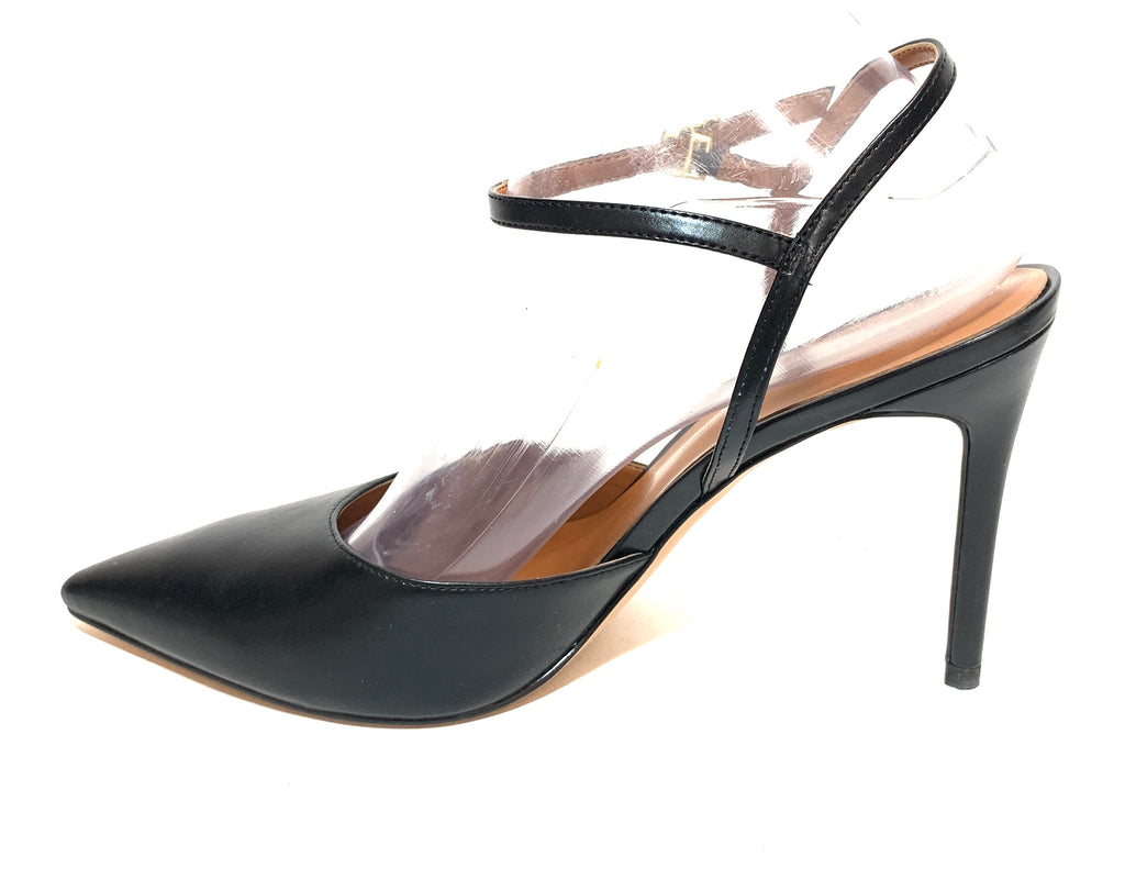 Charles & Keith Black Slingback Pointed Heels | Brand New |