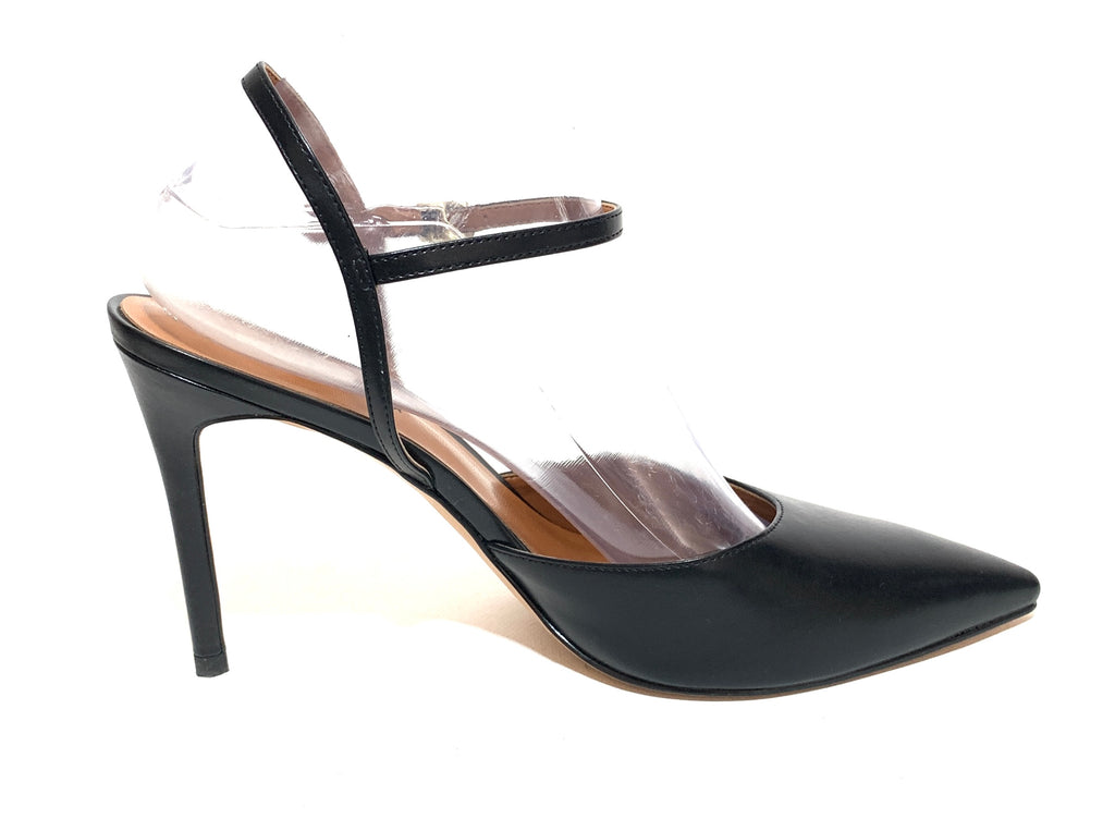 Charles & Keith Black Slingback Pointed Heels | Brand New |