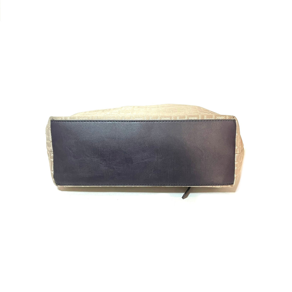 Tommy Hilfiger Beige Monogram Tote | Gently Used |