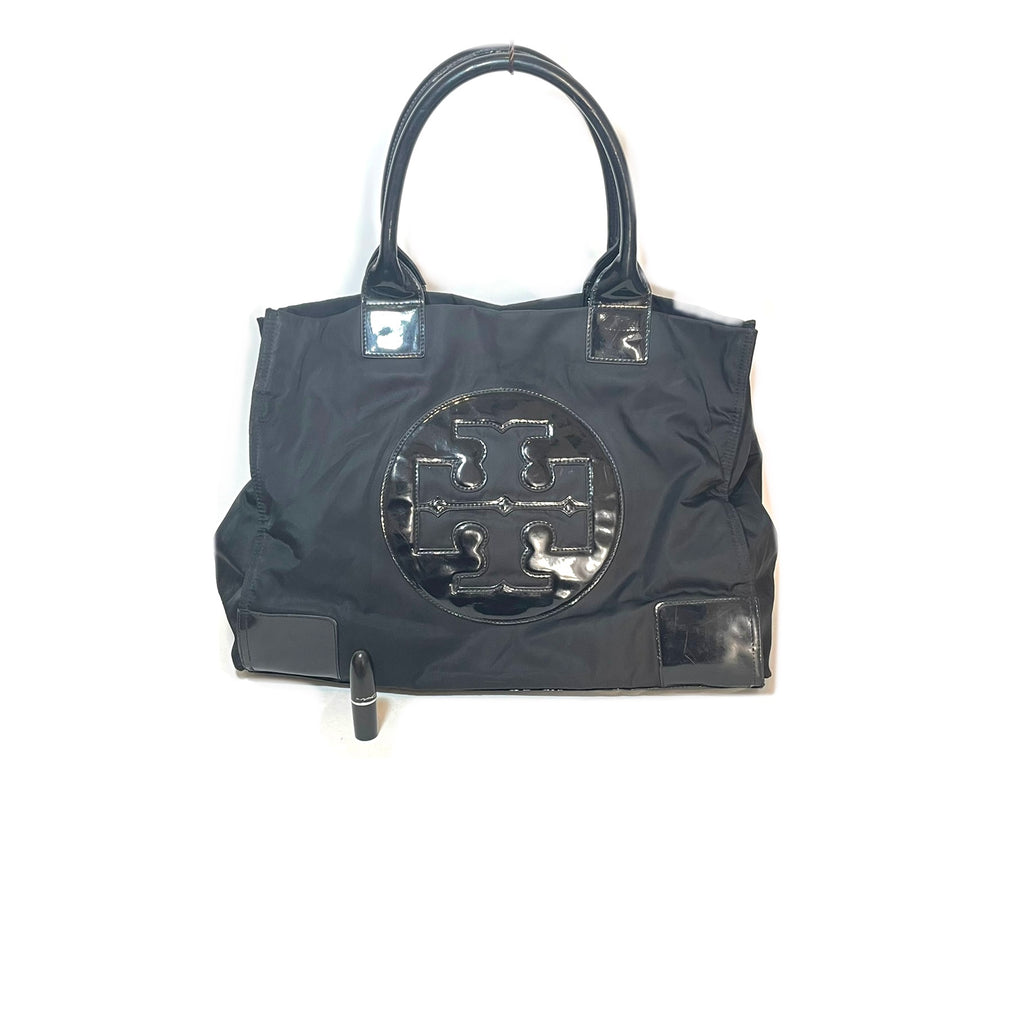 Tory Burch Black Large 'Ella' Nylon Tote | Pre Loved |