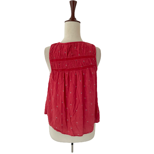Abercrombie & Fitch Deep Pink Sleeveless Blouse | Gently Used |