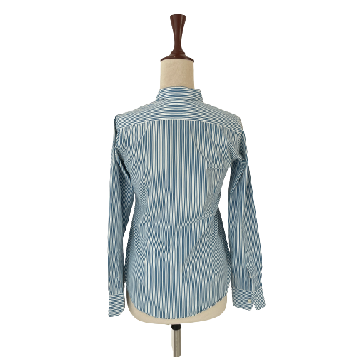 Ralph Lauren Sport Blue Striped Collared Shirt | Pre Loved |