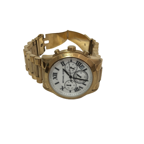 Michael Kors MK5916 Gold Chronograph Watch | Pre Loved |