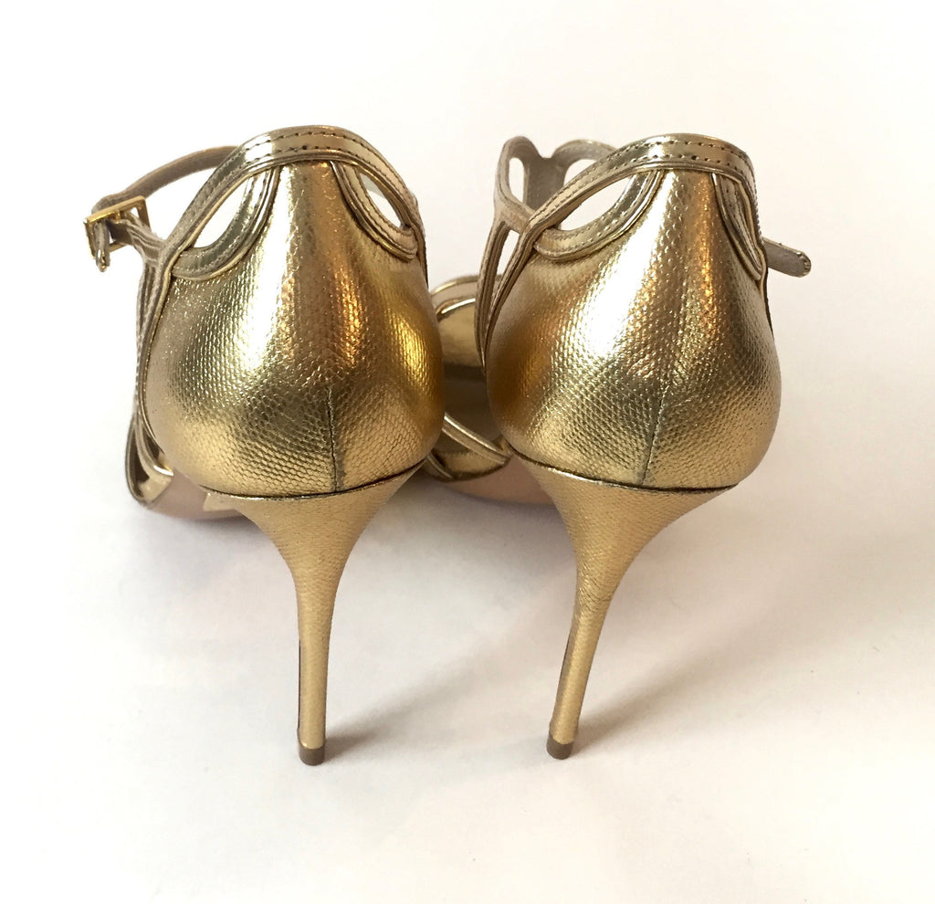 Michael Kors Collection Gold Heels | Brand New | | Secret Stash