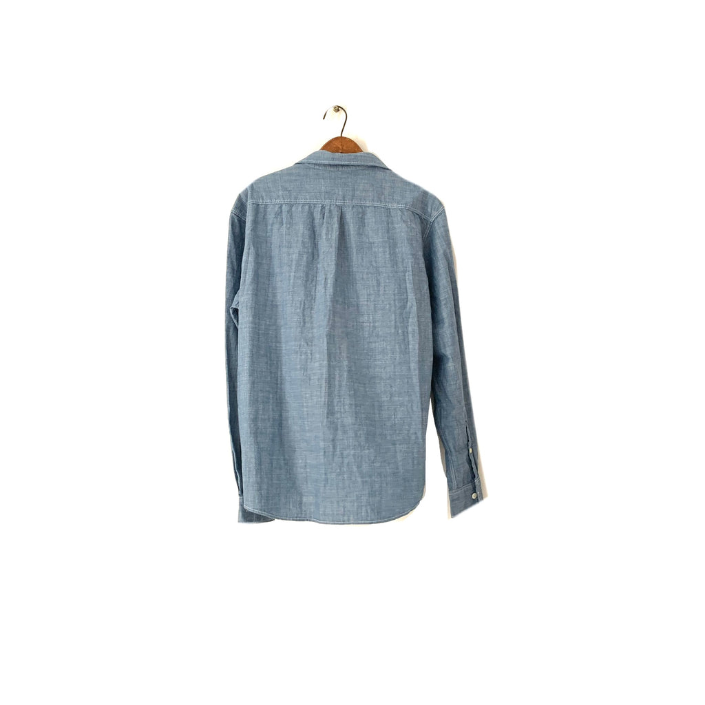 H&M Men's Soft Denim Wash Collared Shirt | Brand New |