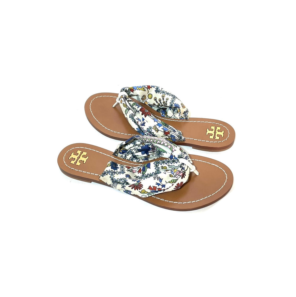 Tory Burch 'Carson' Floral Print Sandals | Gently Used |