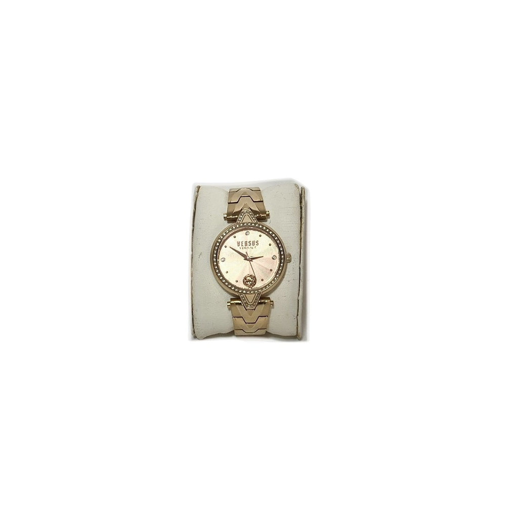 Versus Versace Crystal VSPCI3717 Rose Gold Bracelet Watch | Gently Used |