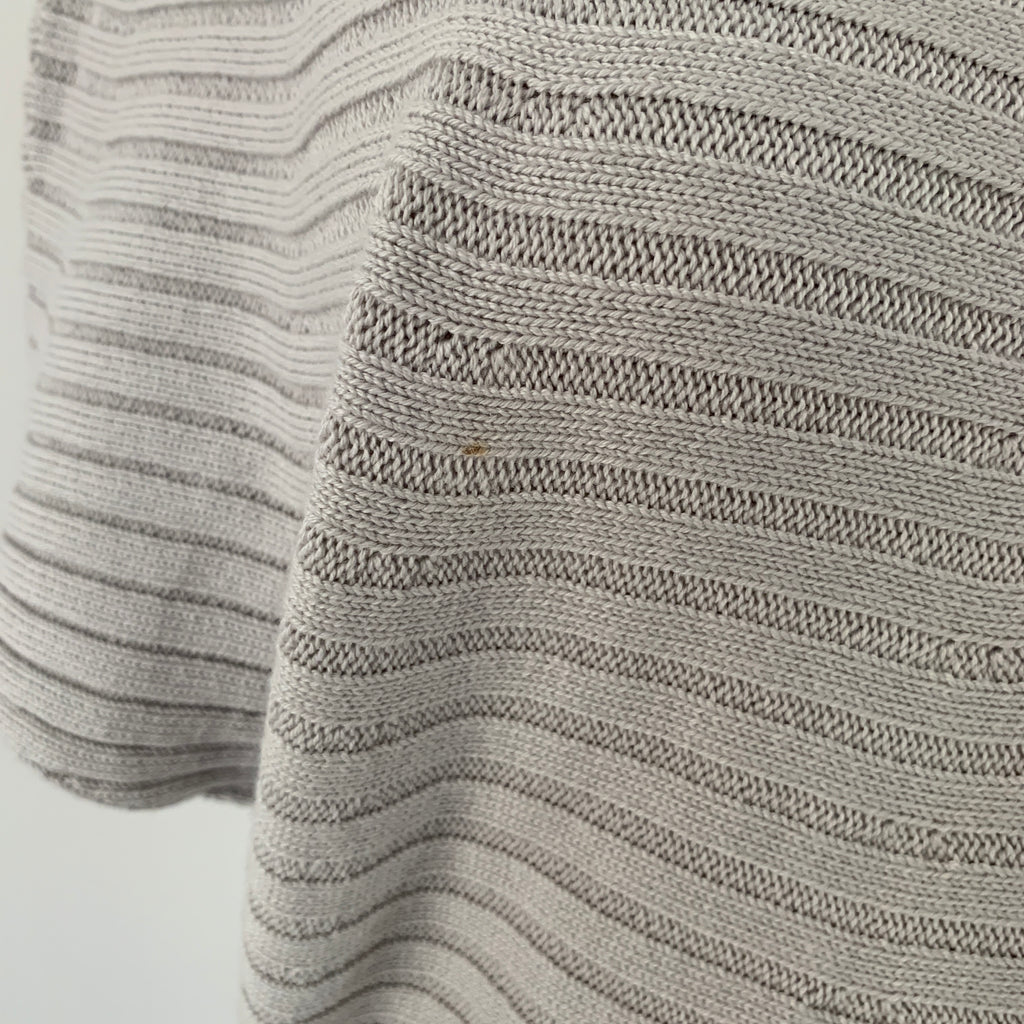 Uniqlo Light Grey Ribbed Boat-Neck Sweater | Brand New |