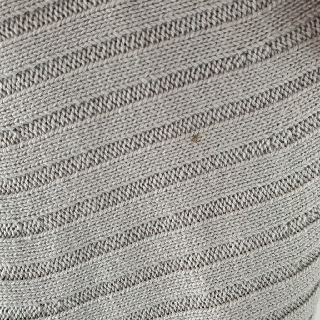 Uniqlo Light Grey Ribbed Boat-Neck Sweater | Brand New |