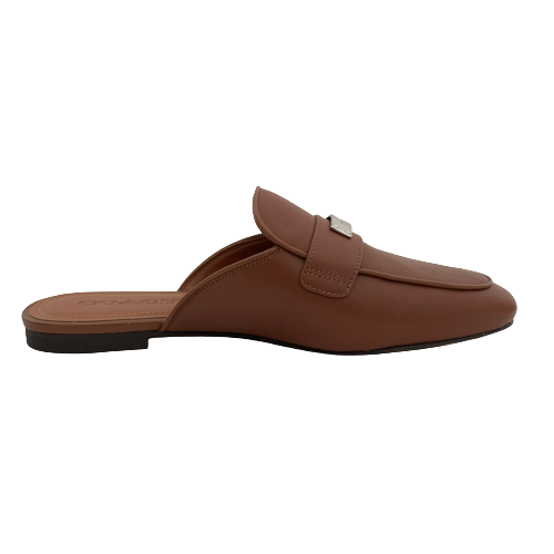 Coach Brown Leather Mules | Gently Used |