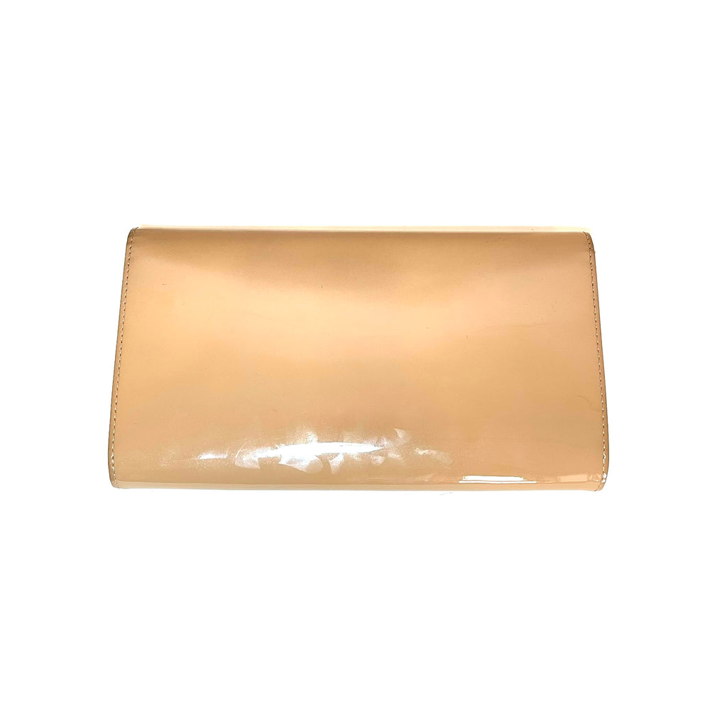 Louis Vuitton Beige Vernis Leather Louise Clutch Bag | Gently Used |