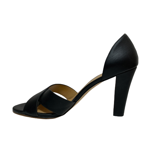 Charles & Keith Black Criss-cross Heels | Gently Used |