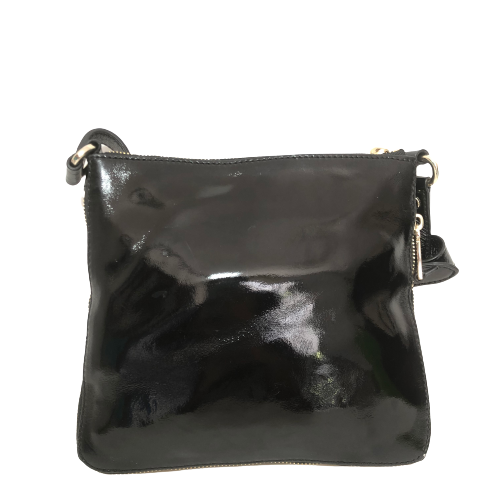 Cole Haan Black Patent Leather Crossbody Bag | Gently Used |