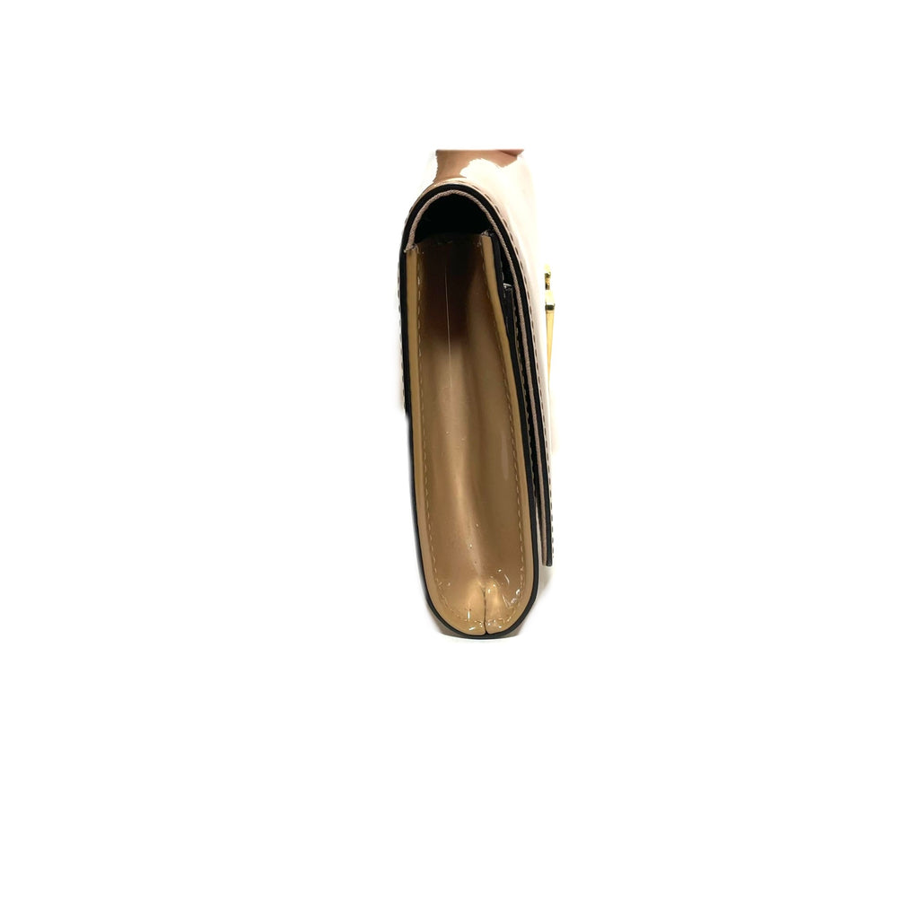 Louis Vuitton Beige Vernis Leather Louise Clutch Bag | Gently Used |