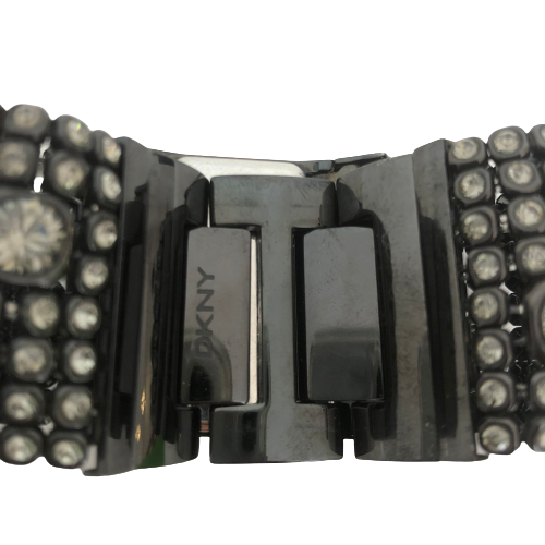 DKNY NY3927 Black Rhinestone Bracelet Watch | Pre Loved |