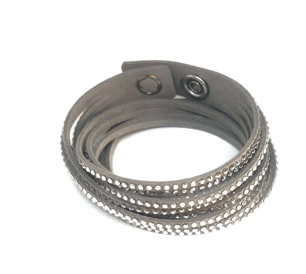 Swarovski Crystal Rhinestones Wrap Bracelet | Brand New |