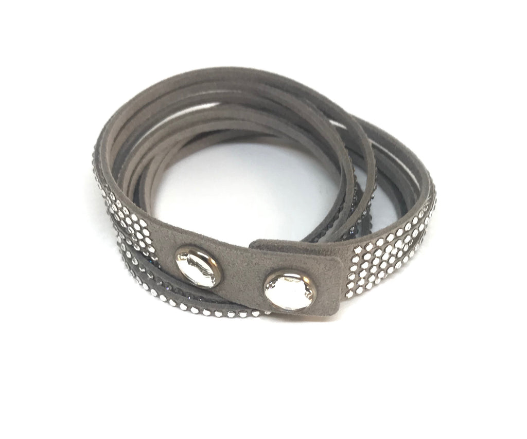 Swarovski Crystal Rhinestones Wrap Bracelet | Brand New |
