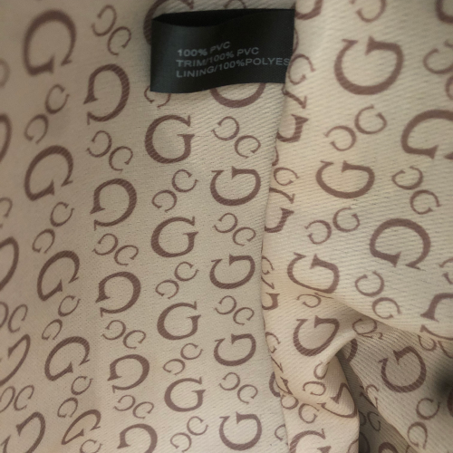 Guess Black and Grey Monogram Shoulder Bag | Brand New |