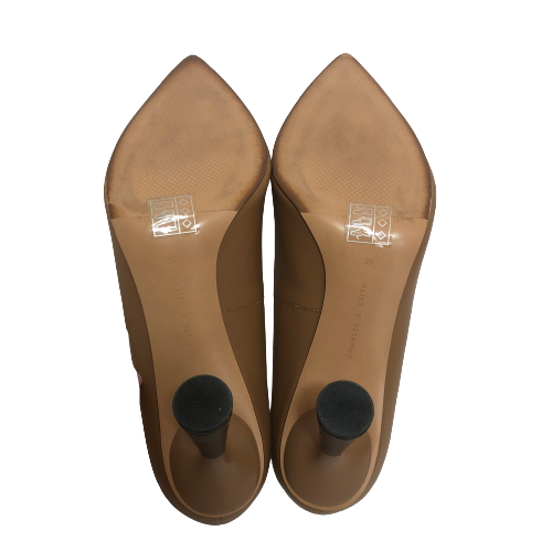 Charles & Keith Brown Pointed Pumps | Pre Loved |