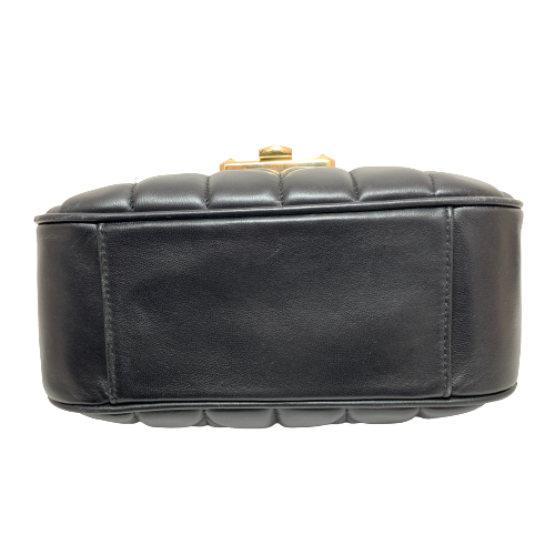 Michael Kors Black Leather 'Peyton' Shoulder Bag | Pre Loved |